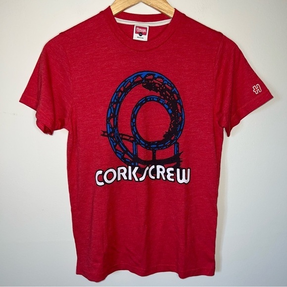 Homage Cedar Point Corkscrew Tee Unisex Size XS - Picture 7 of 8